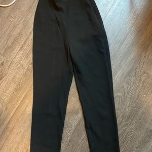Black skinny trousers high waisted